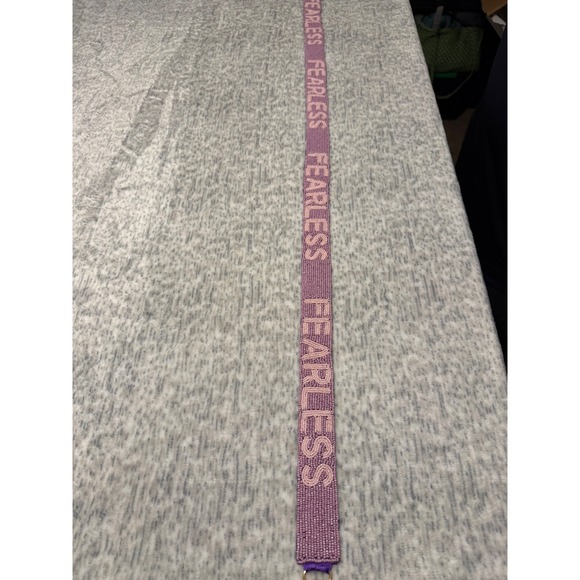 Taylor Swift Handbags - Taylor Swift Purple Beaded Purse Guitar Strap NWT Fearless 47 Inches